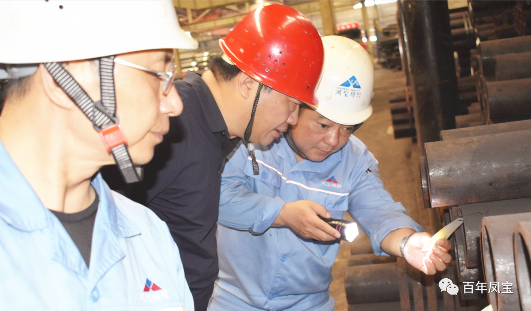 李静敏总经理对乐动(中国)一站式服务平台管业159厂例行安全综合检查